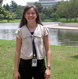 Heather Hill during internship at Fluor corporation