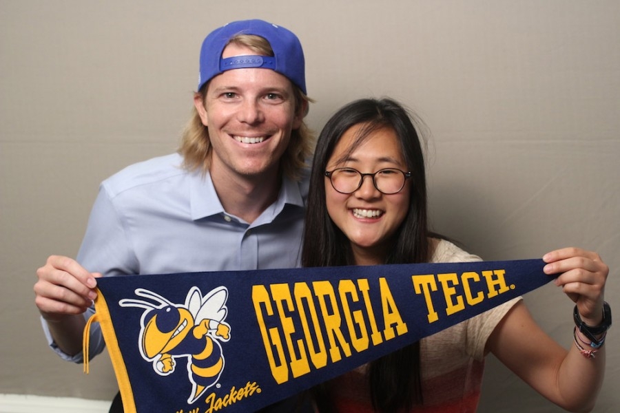 Aaron Bivins and Rebecca Yoo (Photo: StoryCorps Atlanta)
